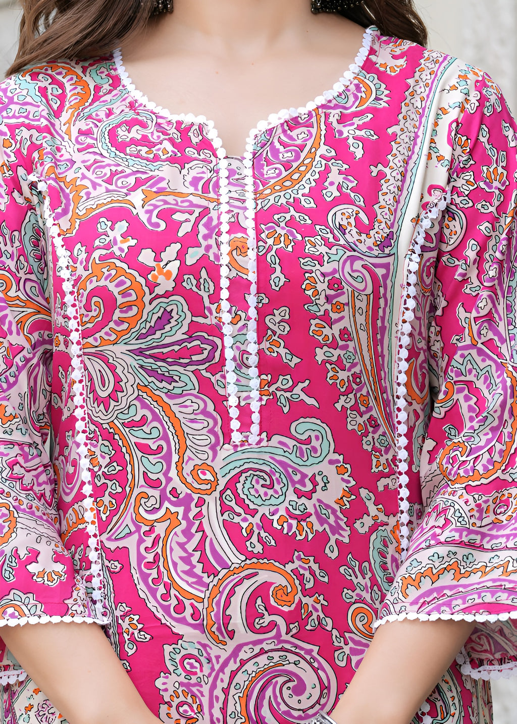 ✨  KHUHA Carry Printed Rayon Kurta – Elegant & Stylish